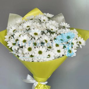 Букет цветов из: Хризантемы
